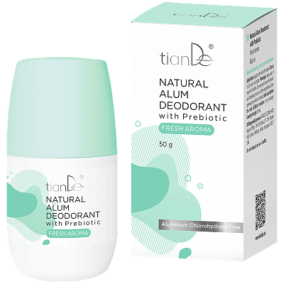 Natural Alum Deodorant with Prebiotic, Fresh Aroma