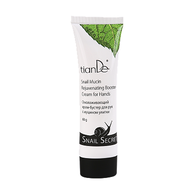 Rejuvenating hand cream-booster with snail mucus