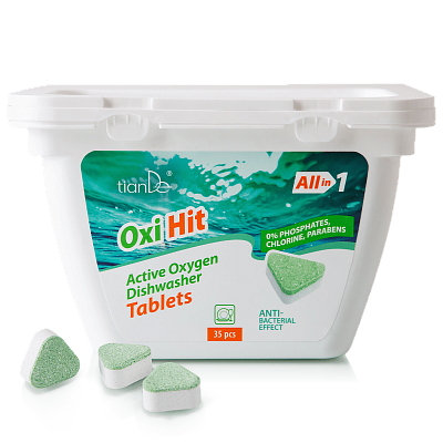 Oxi hit Active oxygen dishwasher tablets