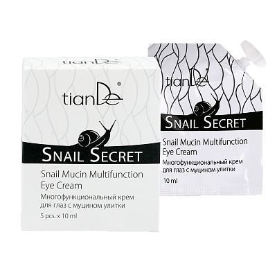 Multifunctional eyelid cream with snail mucin