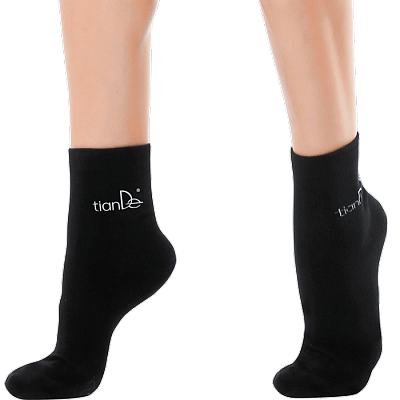 Cotton Socks with Tourmaline Spot Coating