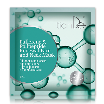 Fullerenes & Polypeptides Renewal Face & Neck Mask