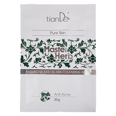 Anti-acne and scars face cleansing mask