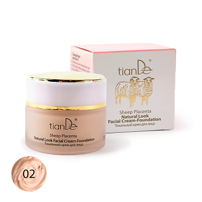Sheep Placenta Natural Look Foundation Cream